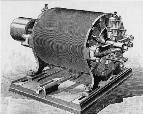 Tesla's AC induction motor